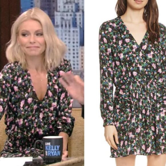 Veronica Beard Dresses & Skirts - NWOT Veronica Beard Naomi Long Sleeve, Black Multi Floral Silk Mini DressXS $550